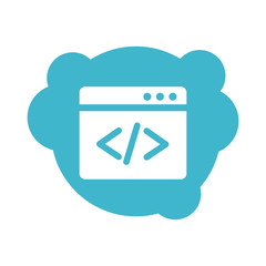 webpage template block style icon