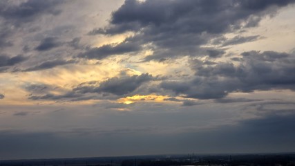 clouds at sunset