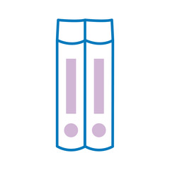 text books closed line style icon