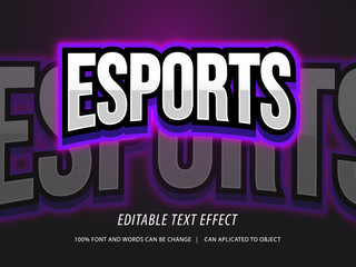 editable esport logo style text effect mockup © Feri Anggriawan