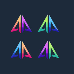 a letter logo vector symbol