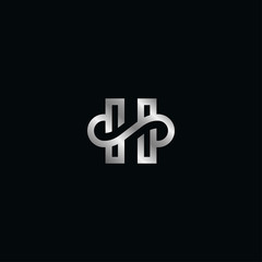Initial H premium logo