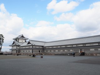 the kanazawa castle park in japan