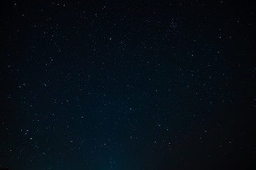 Blue night starry sky, space, background for screensaver
