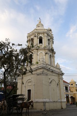 Glockenturm der St. Paul Kathedrale, Vigan City, Ilocos Süd, Philippinen