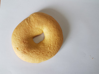 buns for easter round isolated in white background greece