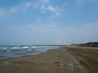 the beach drive way in japan