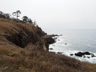 the beautiful landscape of noto in ishikawa, JAPAN