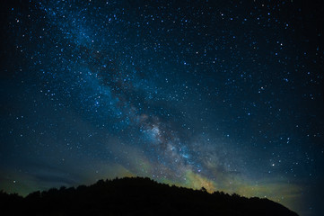 A fabulous starry sky with the Milky Way, a screensaver for astrology, astronomy and horoscopes and...