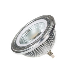 Naklejka premium Circular modern energy saving LED down light lamp isolated on white background with fixtures