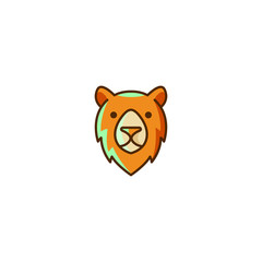 Funny Unique Character Face Bear