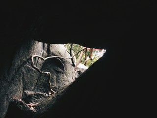 Close-up Of Rock Cave