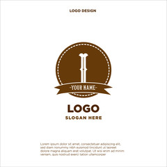 Stylish, sophisticated monogram design. Calligraphic elegant design of the logo of the letter I. Business sign for royalty, boutique, cafe, hotel, heraldry, jewelry, wine. Vector illustration