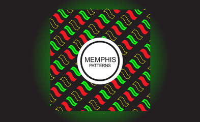Memphis Seamless Patterns