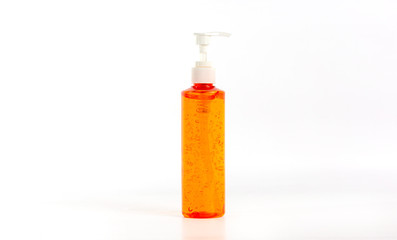 Hand gel bottle isolated On a white background