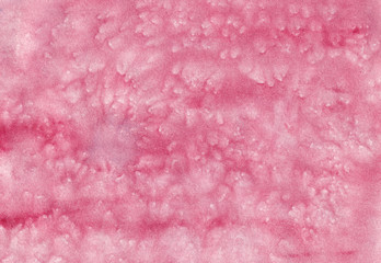 Fototapeta premium Watercolor abstract textured background in bright pink color