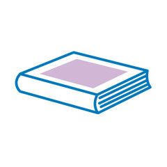 text book line style icon