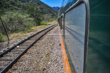 Fototapeta premium Ventanas de tren