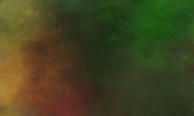 painted antique design with very dark green, sienna and brown color with space for text or image