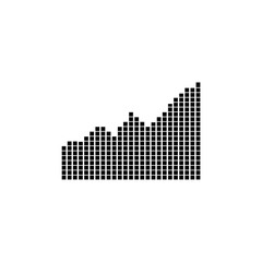 Fototapeta premium Profit growing icon isolated on white background