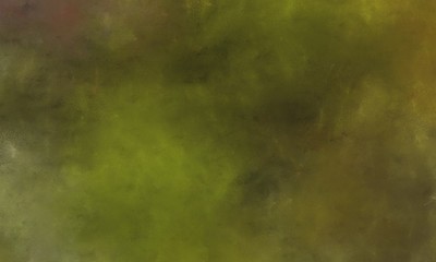 painted aged background with dark olive green, olive drab and pastel brown color with space for text or image