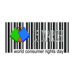 World Consumer Rights Day Vector Illustration. Suitable for Greeting Card, Poster and Banner