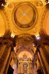 Church interior Buenos Aires Argentina 