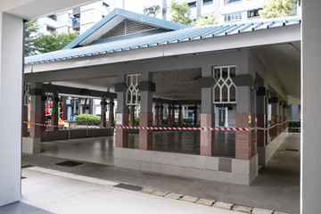 Public are restricted from using the hall during the pandemic circuit breaker period.