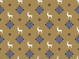  russian style and  symbol on a seamless spring pattern.