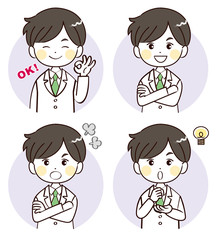 男性、医者、アイコン、まとめ