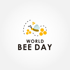 World Bee Day Vector Design Illustration For Celebrate Moment