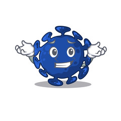 A picture of grinning streptococcus cartoon design concept