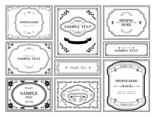 フレーム　飾り枠　飾り罫