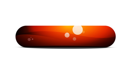 Gradient rectangle web button with glossy effect