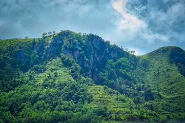 Fototapeta na wymiar Glimpses of some mountains in Calabria, Italy.