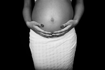 Pregnant woman.