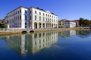 Fototapeta premium PALAZZI STORICI A TREVISO IN ITALIA