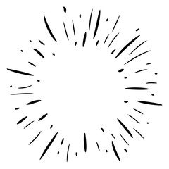 doodle design element, starburst doodle vector illustration ,hand drawn sparkling doodle,water explosion doodle illustration.