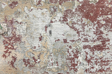 Old red and white painted surface