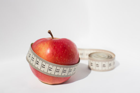 Apple And Measuring Tape