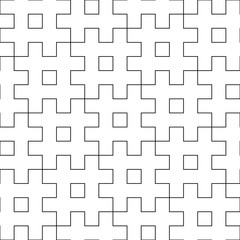 Seamless Japanese pattern of double-digited swastika