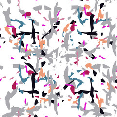 Watercolor Staining. Ikat, Tie Dye Seamless 