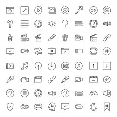 Sign icon set.