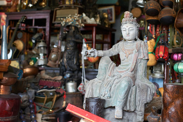 Antique statuette of the East.