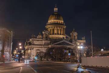 Saint Isaac's Cathedral or Isaakievskiy Sobor Saint Petersburg
