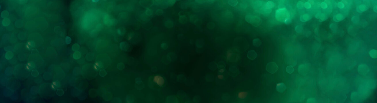 green abstract background banner 