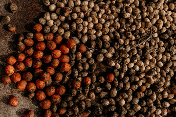 black pepper background