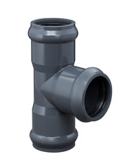grey plastic pipe