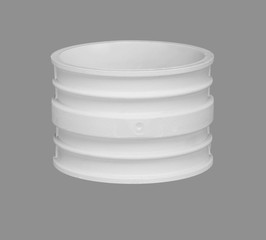 Obraz premium white plastic pipe