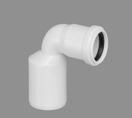 white plastic pipe